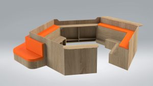 Commercial Millwork Shop Drawing WSG Seating-002