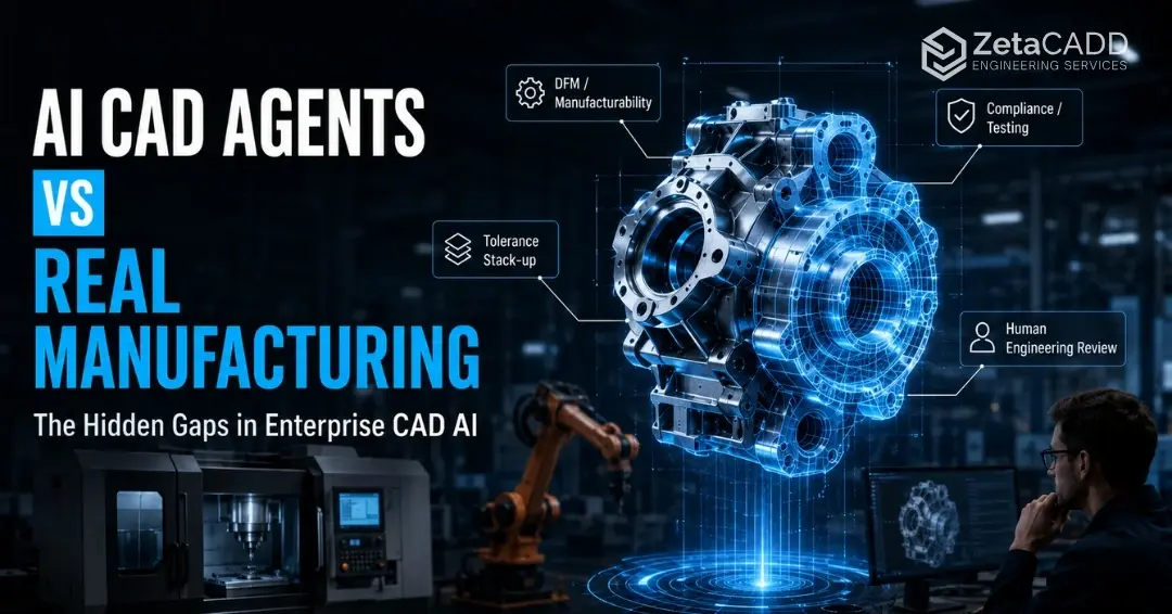 AI CAD Agents for Real Manufacturing and Engineering Challenges
